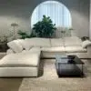 Cloud Sofa 4-Seater Fabric sofa – White