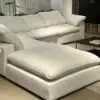 Cloud Sofa 4-Seater Fabric sofa – White