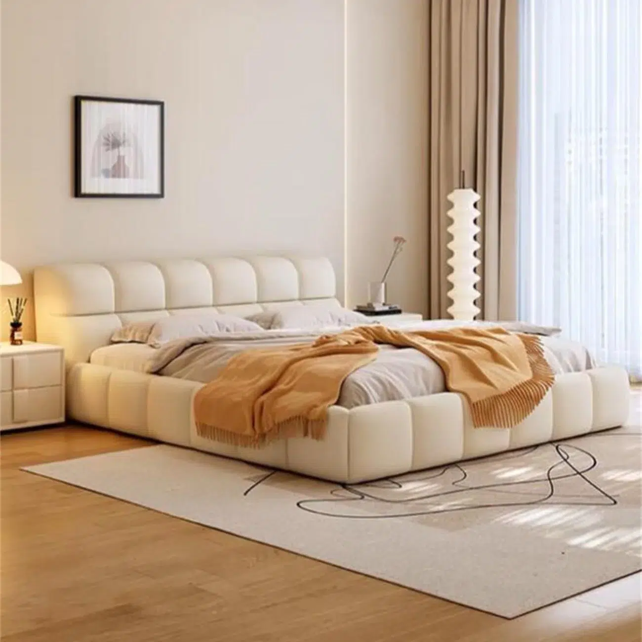Baski Light Bed Frame