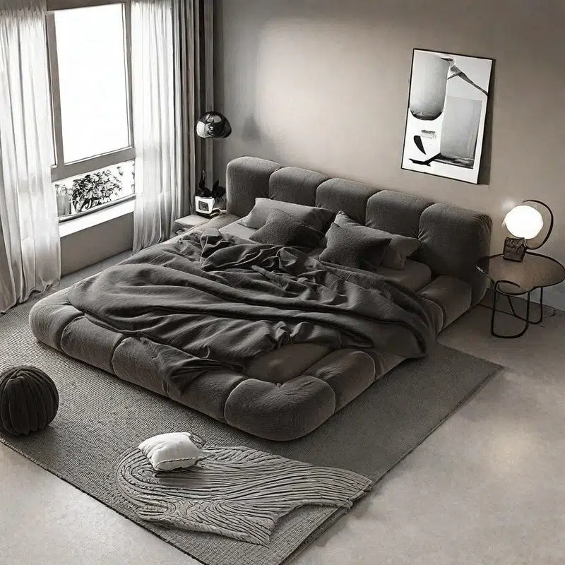 Rada Modern Velvet Bed Frame