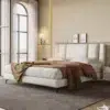 Lazi Leather Bed Frame