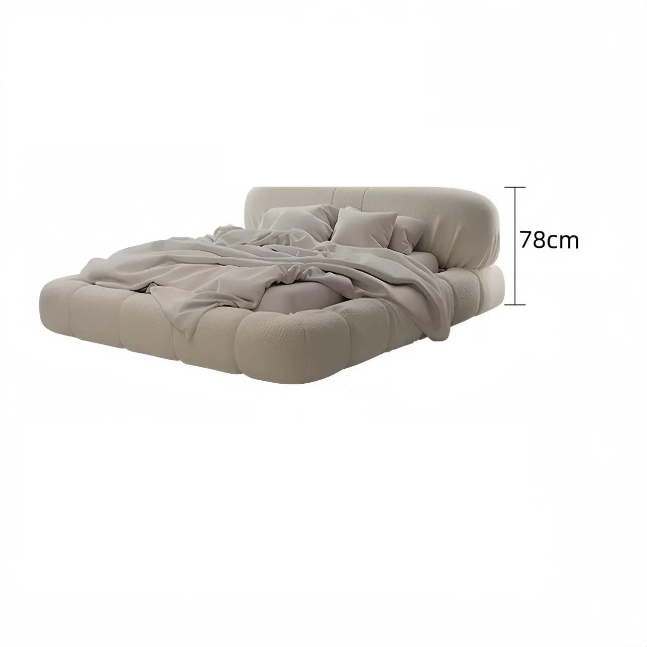 Haki Velvet Beds Frame
