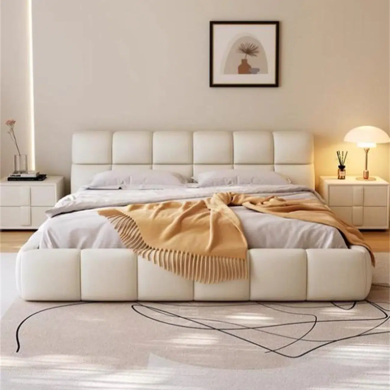 Baski Light Bed Frame