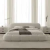 Haki Velvet Beds Frame