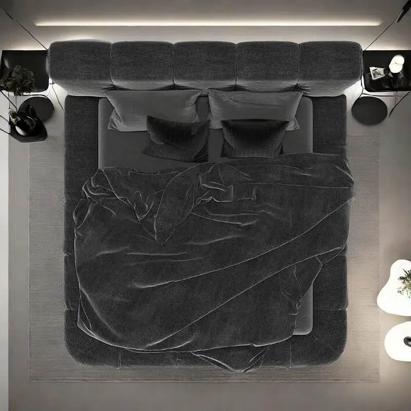 Rada Modern Velvet Bed Frame