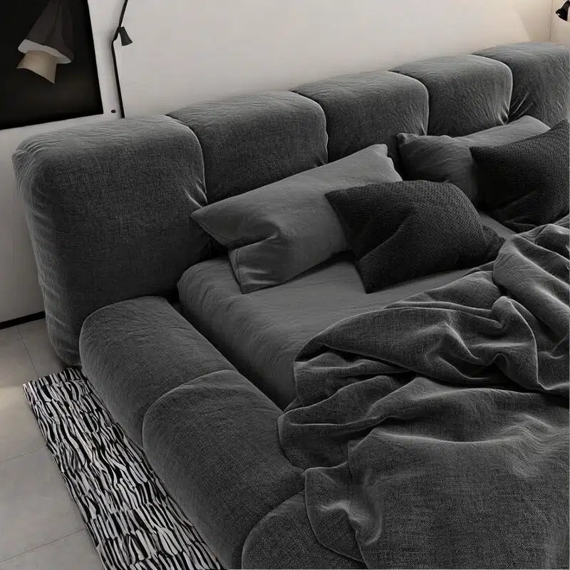 Rada Modern Velvet Bed Frame