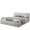 Akhi Boucle Upholstered Bed