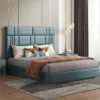 Araz Stunning Leather Bed