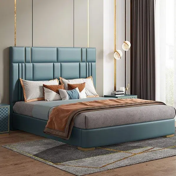 Araz Stunning Leather Bed