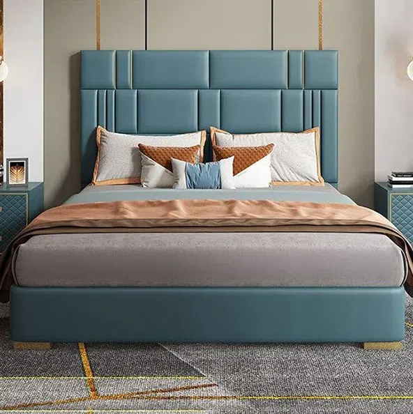 Araz Stunning Leather Bed
