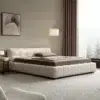 Belloa Boucle Upholstered Bed