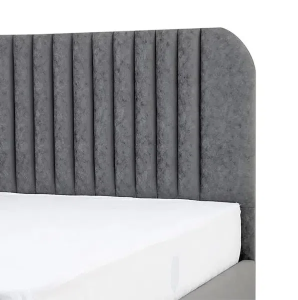 Camel Tufted Velvet Bed Frame