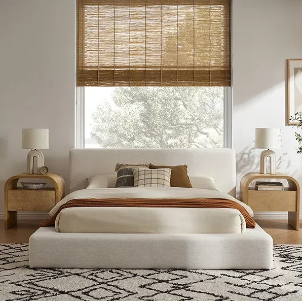 Emir Square Uphlstered Bed