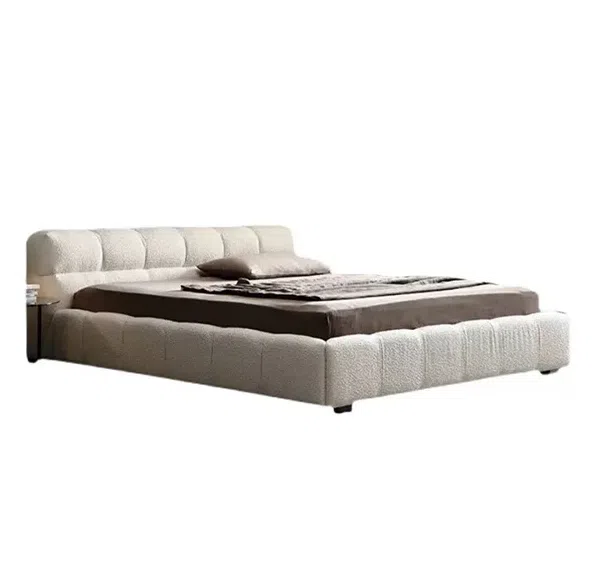Belloa Boucle Upholstered Bed