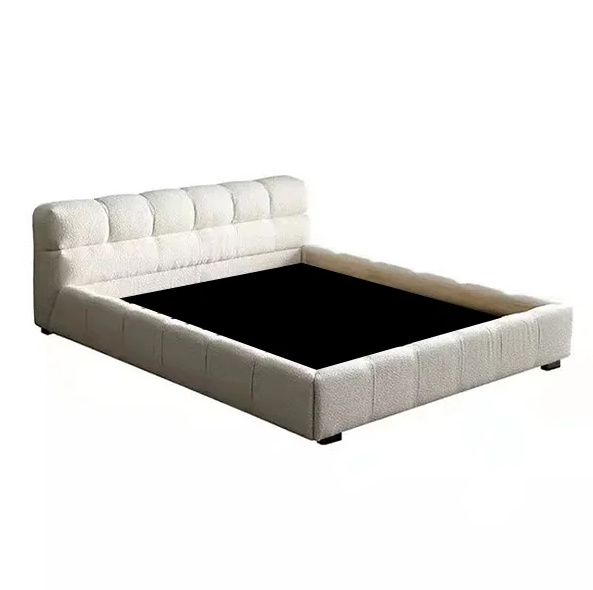 Belloa Boucle Upholstered Bed