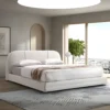 Round Lined Panel Bed Frame