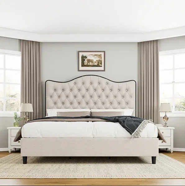 Crown Panel Bed Frame