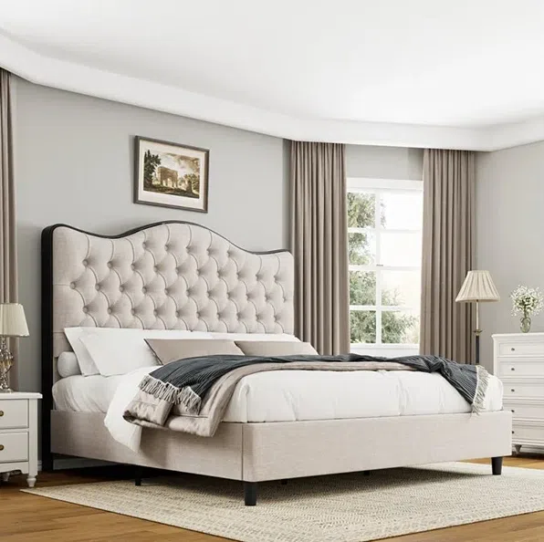 Crown Panel Bed Frame