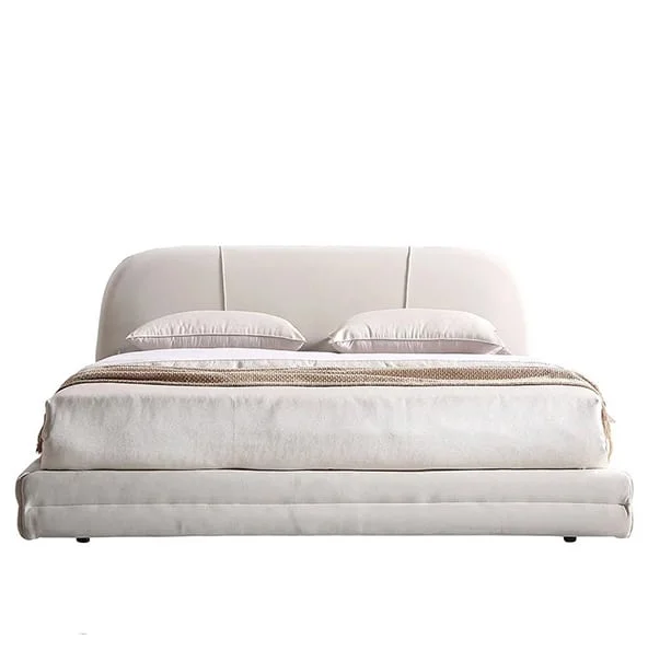 Round Lined Panel Bed Frame