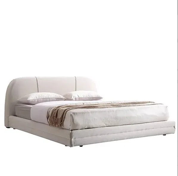 Round Lined Panel Bed Frame