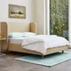 Round Winged Panel Bed Frame