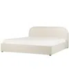 Round Upholstered Bed Frame