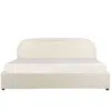 Round Upholstered Bed Frame