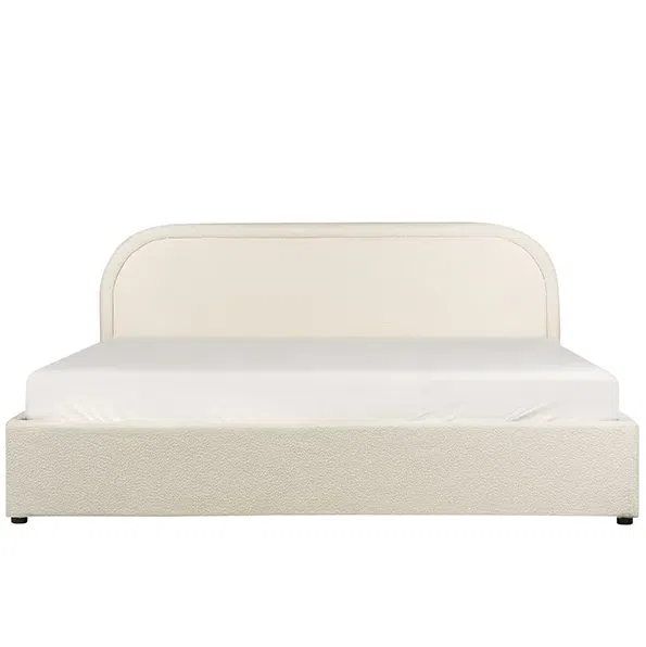 Round Upholstered Bed Frame