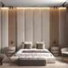 Vertical Upholstered Bed Frame