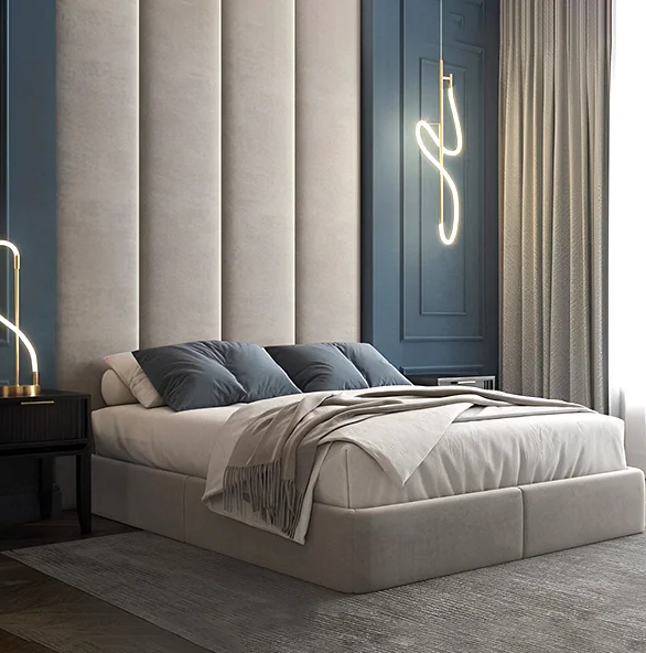 Vertical Upholstered Bed Frame
