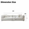 Tabral Fabric Overstuffed Multifunction Sofa set for Livingroom Office