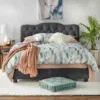 Cambric Tufted Bed Frame