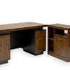 Ravdo Modern Office Table, Office Desk, Computer Table with side table and Drawer 160 cm