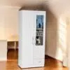 Kavar 2 Doors Wooden With Drawer and Mirror