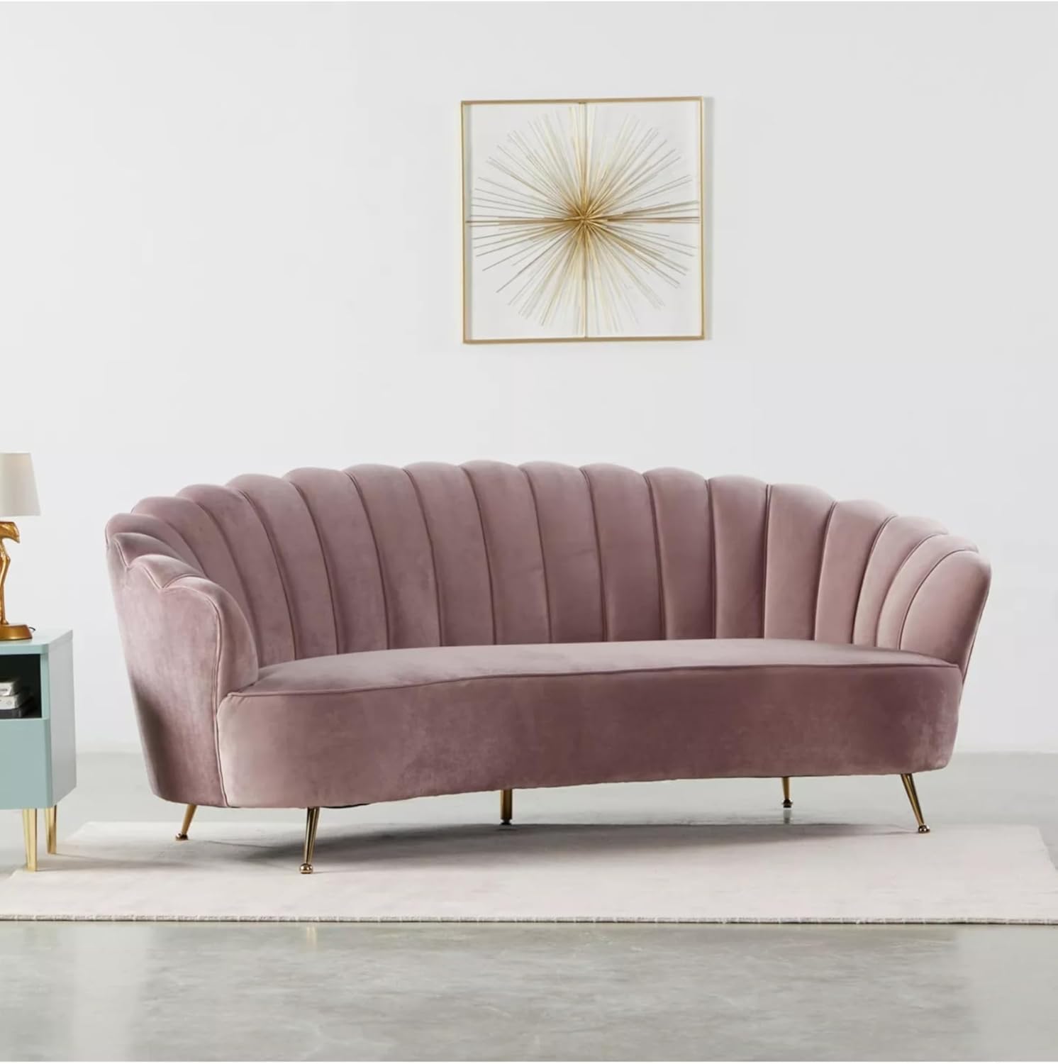 Yuvaeii 3-Seater Velvet Sofa A Perfect Blend of Comfort and Style