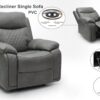 Rque Electric Single Seater Recliner sofa, Recliner Chair, Rocking sofa with footrest