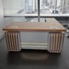 Ravdo Modern Office Table, Office Desk, Computer Table with side table and Drawer 160 cm