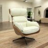 Anizia Modern Luxe leisure chair 1022- Brown white