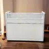 Ema Reception Desk For Front Office Color White120cm