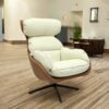 Anizia Modern Luxe leisure chair 1022- Brown white