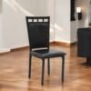 Divla Modern Design Chipboard and Metal Dining Table Set