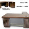 Ravdo Modern Office Table, Office Desk, Computer Table with side table and Drawer 160 cm