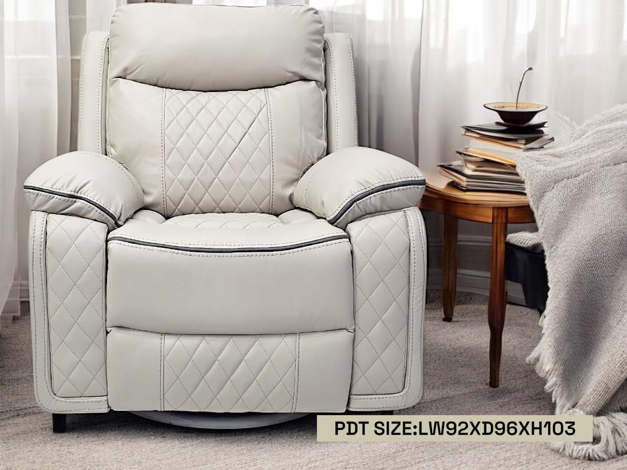 Rque Electric Single Seater Recliner sofa, Recliner Chair, Rocking sofa with footrest