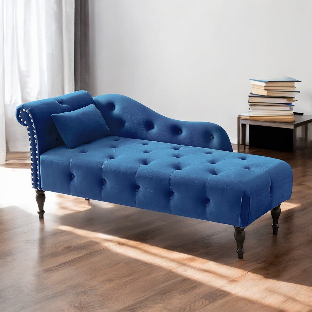 Rabitia Modern Armless Chaise Lounge Indoor Chair