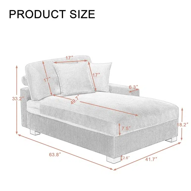Anliz Upholstered Chaise Lounge