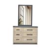 Dream Escape Bed Set with side table, Matching Dresser with Mirror