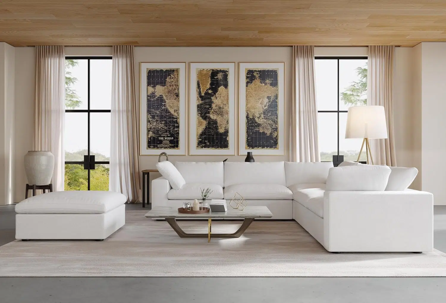 Cloud Sofa 5-Seater Feather sofa