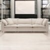 Cloud Sofa 3-Seater Polyester Fabric