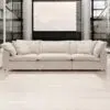 Cloud Sofa 3-Seater Polyester Fabric