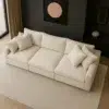 Cloud Sofa 3-Seater Polyester Fabric